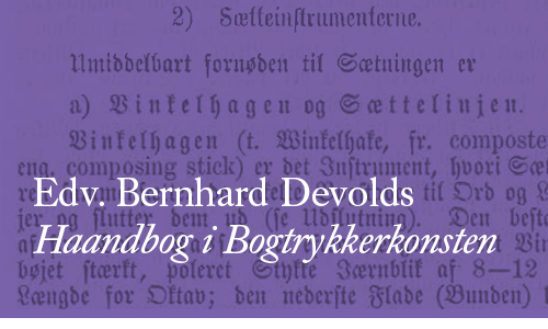 Norges første fagbok om typografi, 1863