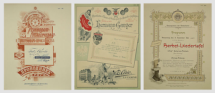 Eksempler fra Muster-Austausch 1897.