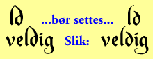 Om bokstavkombinasjonen ld