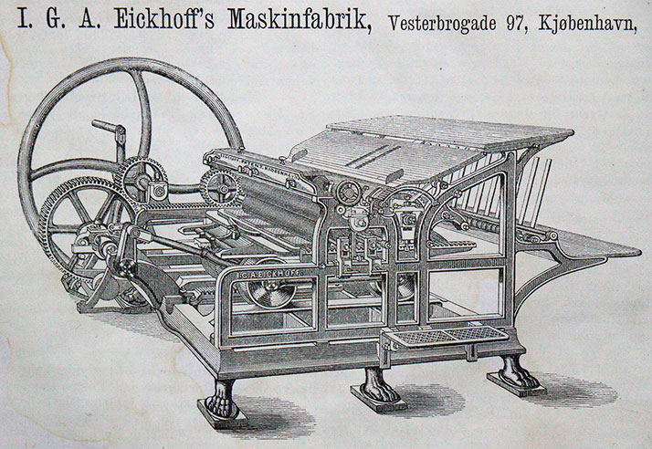 En hurtigpresse fra Eickhoff i København